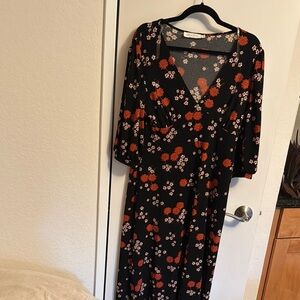 Nordstrom’s All in Favor Floral Black Dress